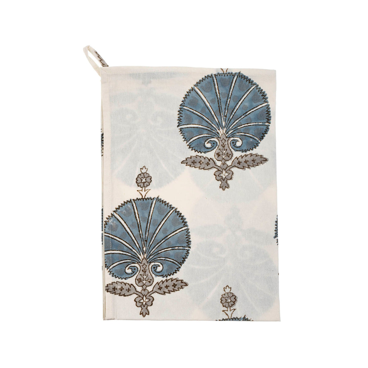 Buy Indaba Flora Block Print Tea Towel. Our House Barrie.
