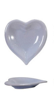 Stoneware Heart Dish - Purple